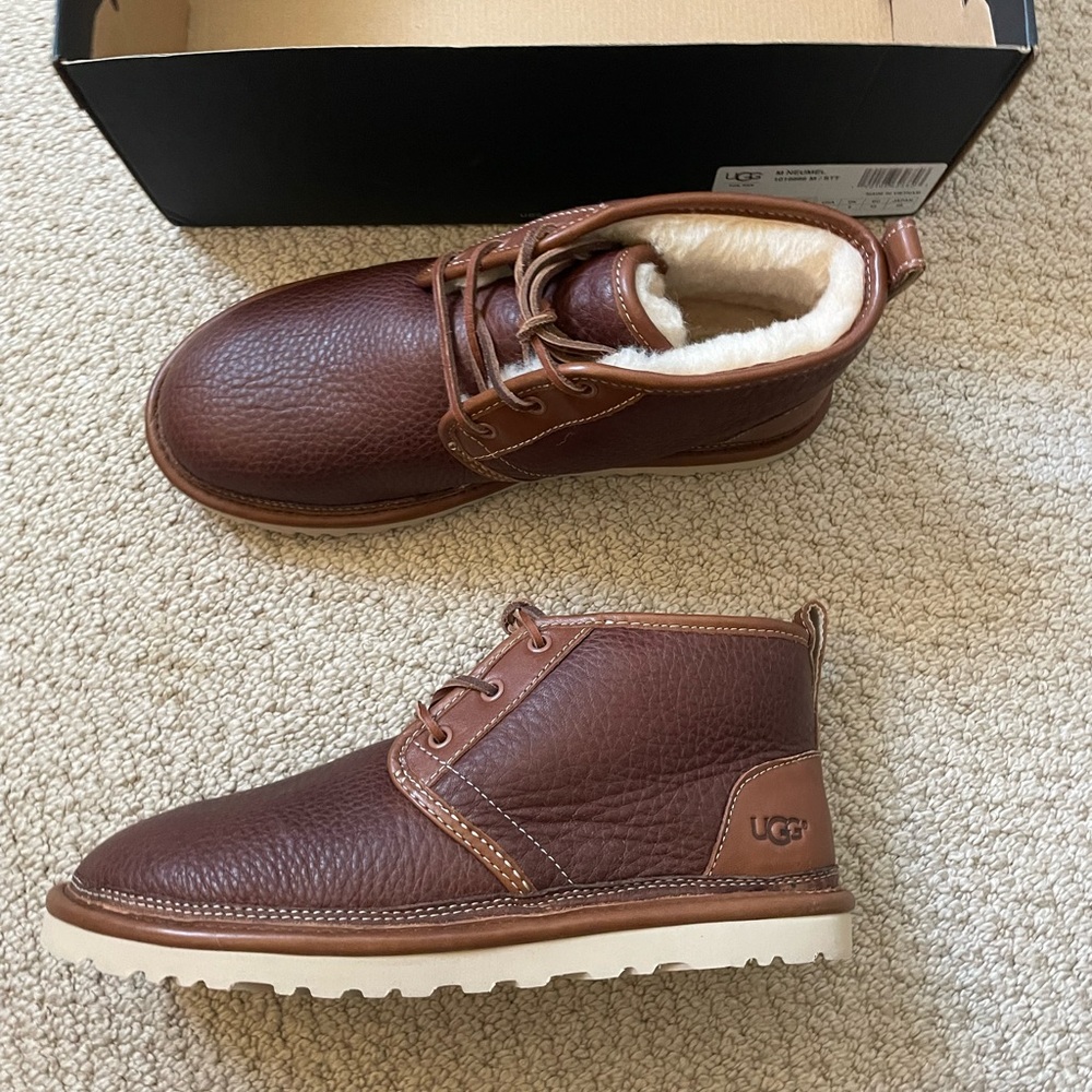 NEW UGG Men's Neumel Boot Leather Two-Tone
